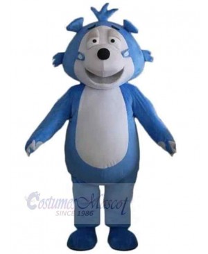 Blue and Gray Hedgehog Mascot Costume Animal