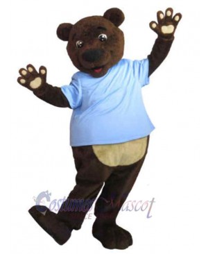 Chocolate Bear Mascot Costume Animal