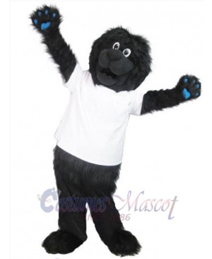 Black Newfoundland Dog Mascot Costume Animal