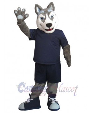 Strong Husky Dog Mascot Costume Animal