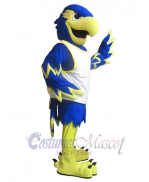 Blue Hawk Mascot Costume Animal