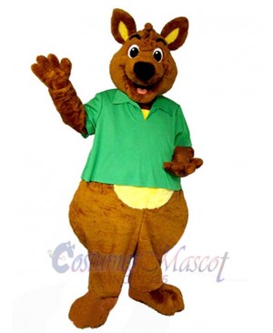 Happy Kangaroo Mascot Costume Animal