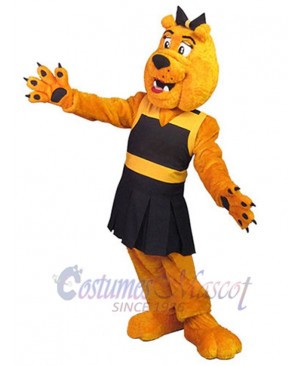 Bulldog Girl Dog Mascot Costume Animal