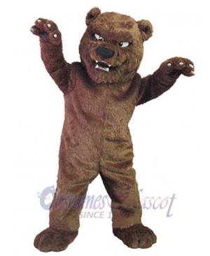 School Brown Bear Mascot Costume Animal