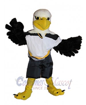 Black Eagle Mascot Costume Animal