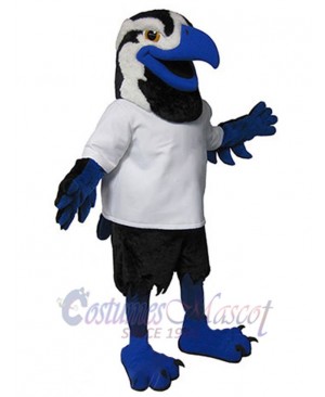 Blue Beak Hawk Mascot Costume Animal