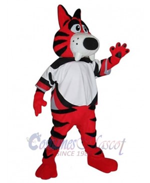 Cute Tiger Mascot Costume Animal