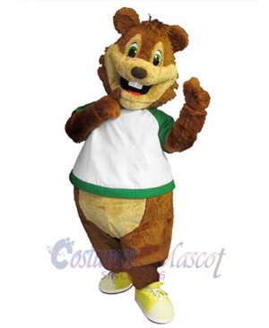 Happy Squirrel Mascot Costume Animal