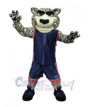 Sporty Jaguar Mascot Costume Animal