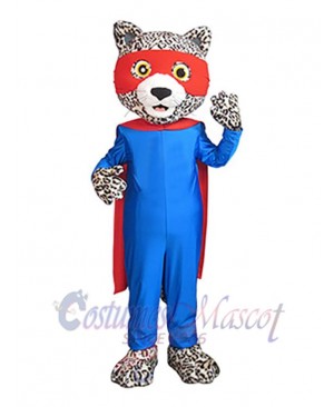 Superhero Jaguar Mascot Costume Animal