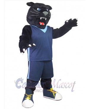 Black Jaguar Mascot Costume Animal