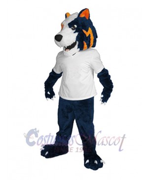 Cool Wolf Mascot Costume Animal