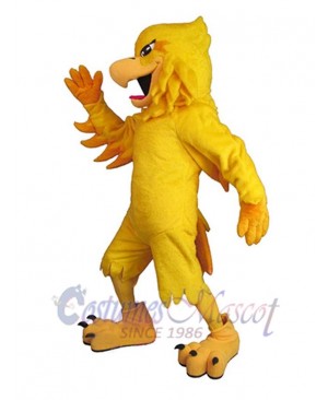 Yellow Phoenix Bird Mascot Costume Animal