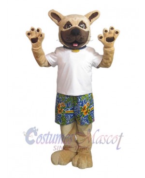 Happy Bulldog Dog Mascot Costume Animal