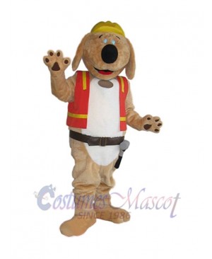 Small Eyes Dog Mascot Costume Animal