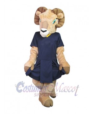 Female Ram Mascot Costume Animal