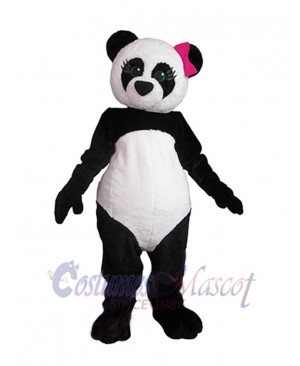 Panda Girl Mascot Costume Animal