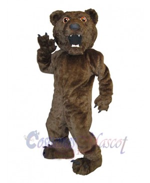 Power Brown Bear Mascot Costume Animal