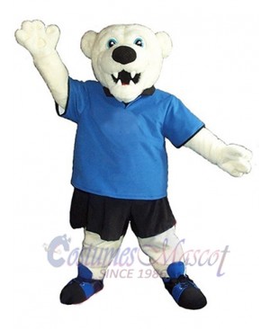 Soccer Bear Mascot Costume Animal