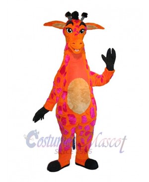 Colorful Giraffe Mascot Costume Animal