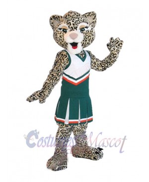 Female Leopard Mascot Costume Animal