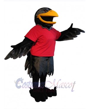 Strong Raven Mascot Costume Animal