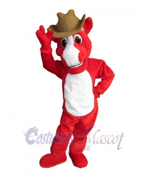 Cowboy Horse Mascot Costume Animal
