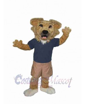 Yellow Dog Mascot Costume Animal