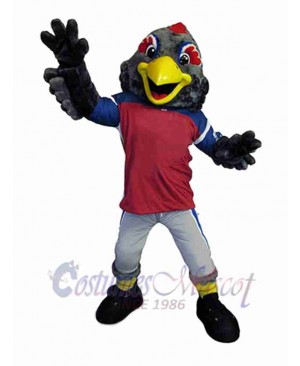 Gray Head Bird Mascot Costume Animal