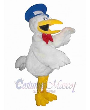 White Bird Mascot Costume Animal