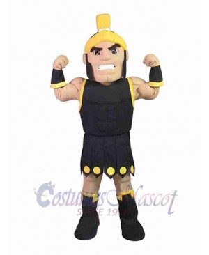 Strong Spartan Mascot Costume People