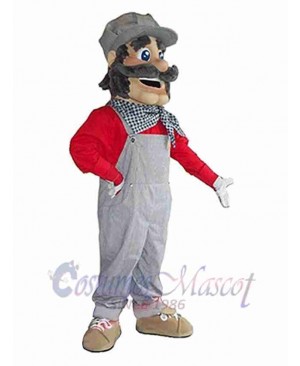 Engineer Man Mascot Costume People