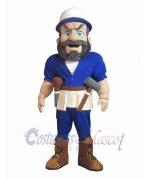 Shipbuilder Man Mascot Costume People