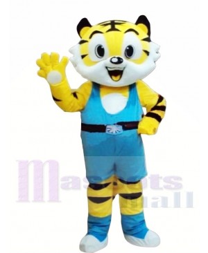 New Style Yellow Tiger Mascot Costumes 