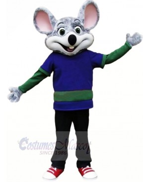 Chuck E. Cheese Mouse Mascot Costume
