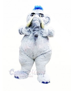 Mammoth Grey Elephant Mascot Costumes Adult	