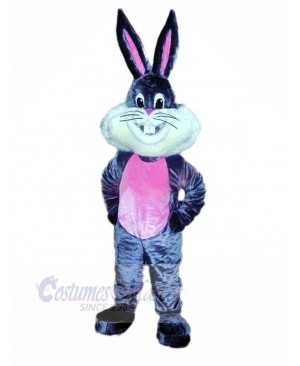 Happy Bunny Rabbit Mascot Costumes Cartoon
