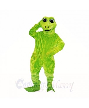 Green Friendly Lightweight Frog Mascot Costumes Cartoon