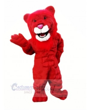 Power Red Lion Mascot Costumes Cartoon
