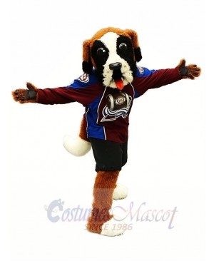 Colorado Avalanche St Bernie Howler Mascot Costume